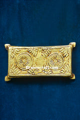 Rectangular Brass Puja Chowki