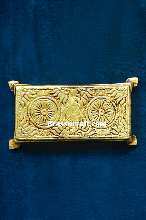Rectangular Brass Puja Chowki
