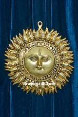Brass Surya Wall Hanging