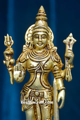 Brass Standing Shiva Vishnu