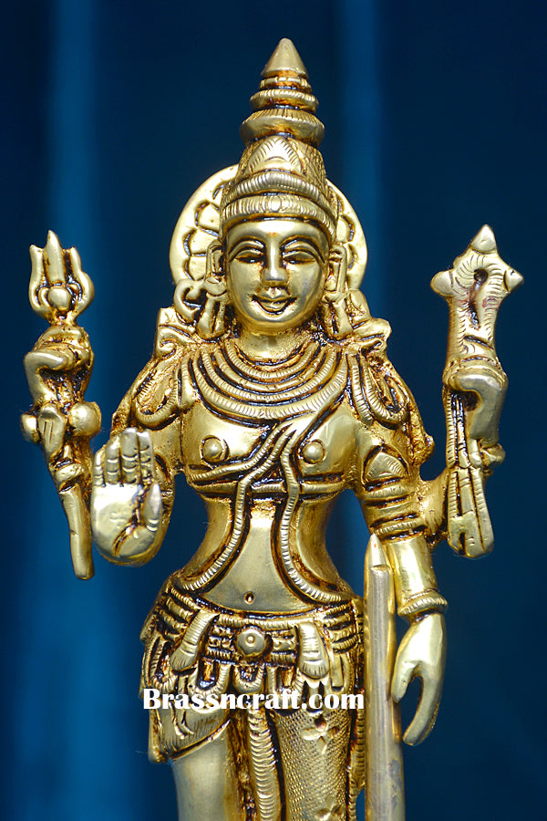 Brass Standing Shiva Vishnu