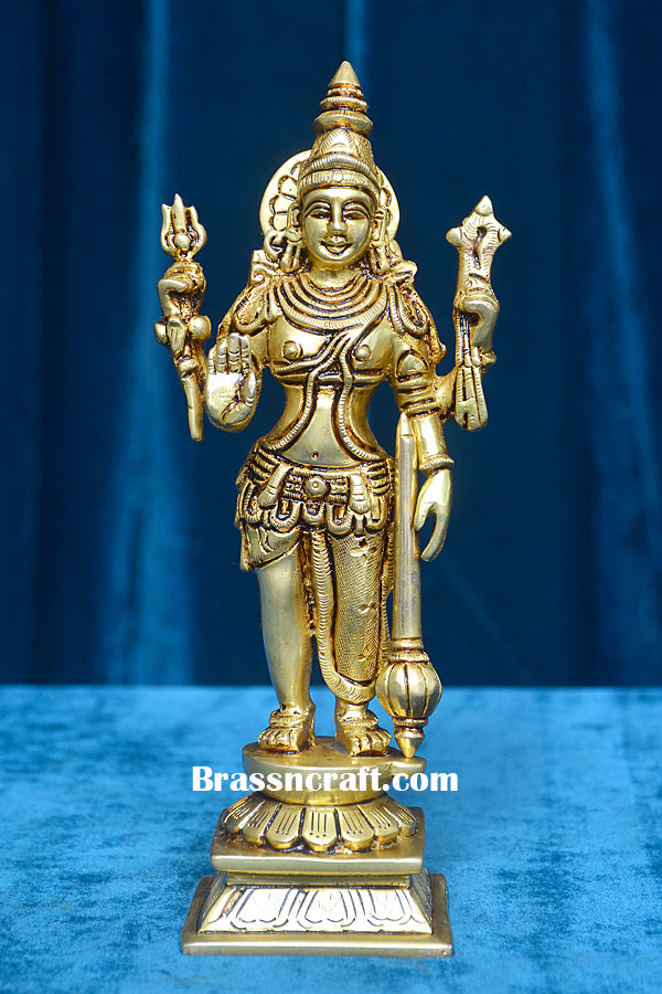 Brass Standing Shiva Vishnu