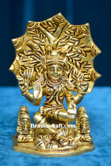 Dakshinamurti Shiva Brass Statue