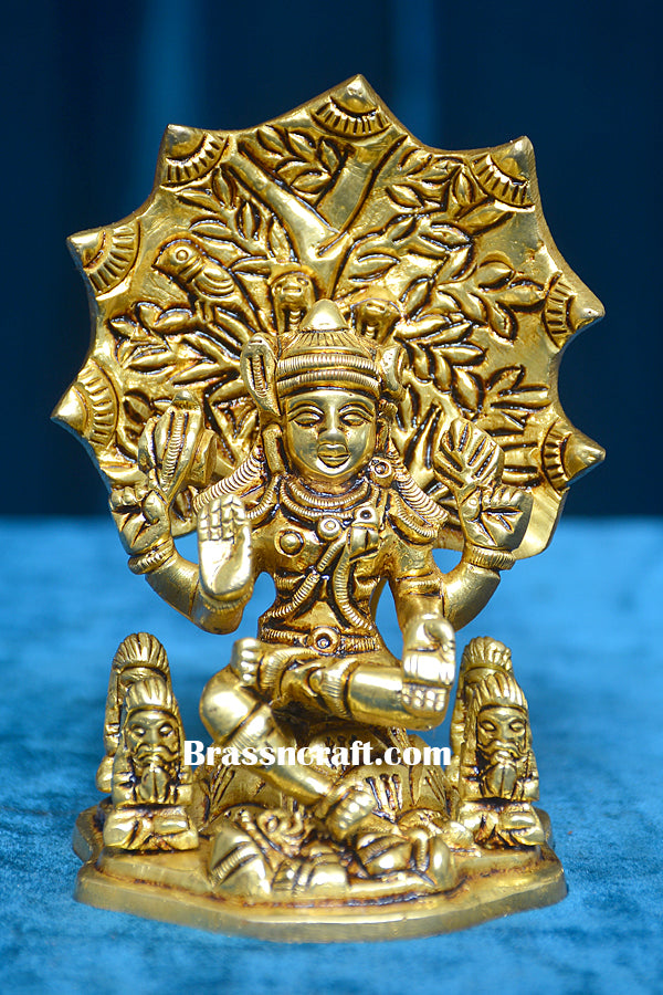 Dakshinamurti Shiva Brass Statue
