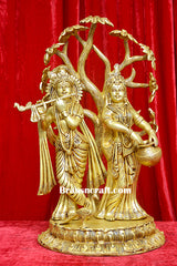 Brass Tree Radha Krishna