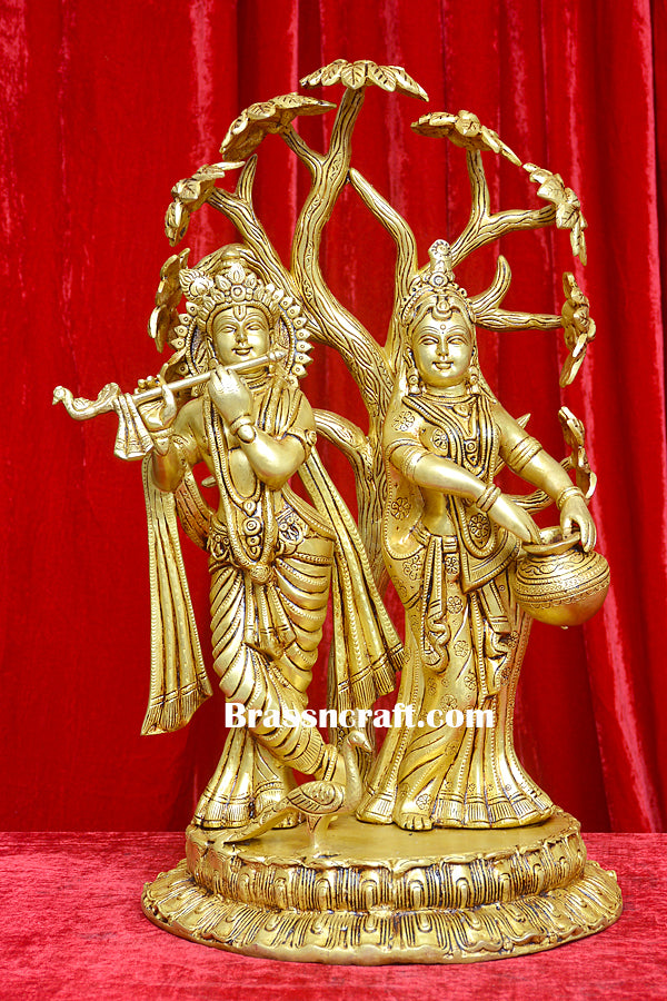 Brass Tree Radha Krishna