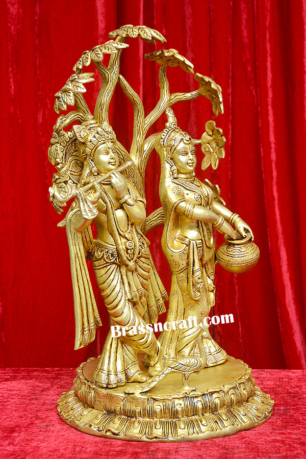 Brass Tree Radha Krishna