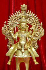 Brass Khandoba On Horse