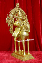 Brass Khandoba On Horse