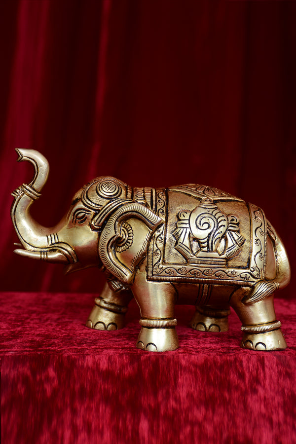 ELEPHANT WITH SHANKH CHAKRA