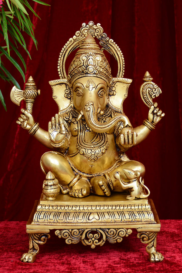 SQUARE BASE CHOKI GANESH