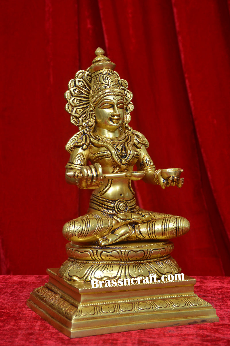 Square Base sitting Annapurna Idol