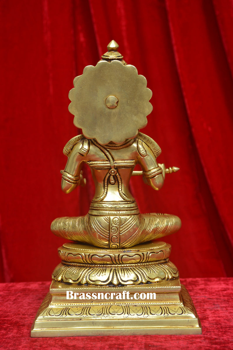 Square Base sitting Annapurna Idol