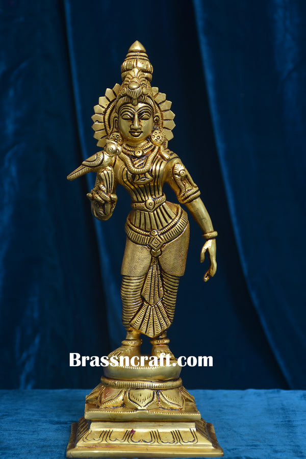 Brass Meenakshi Idol