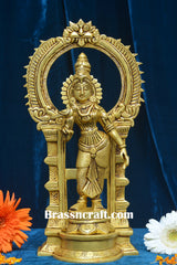 Brass Frame Meenakshi Devi Idol