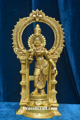 Brass Frame Meenakshi Devi Idol