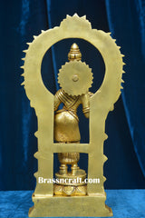 Brass Frame Meenakshi Devi Idol