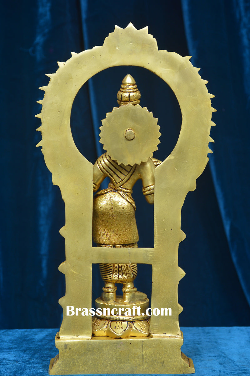 Brass Frame Meenakshi Devi Idol