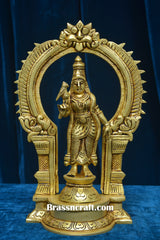 Brass Frame Meenakshi Devi