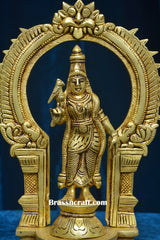 Brass Frame Meenakshi Devi
