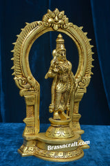 Brass Frame Meenakshi Devi