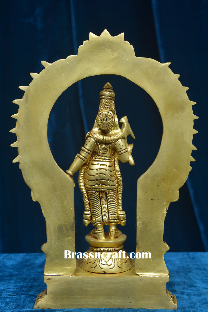Brass Frame Meenakshi Devi