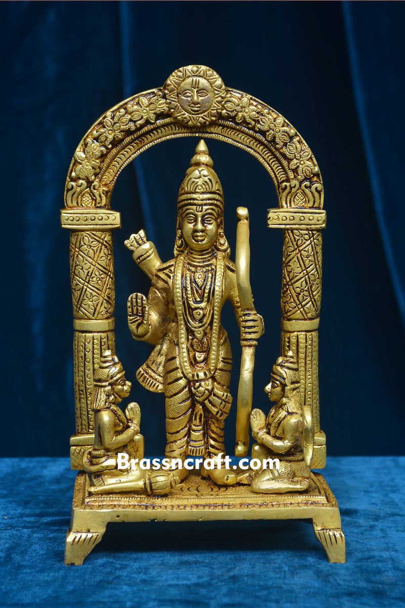 Frame  Lord Rama with Lakshmana and Hanuman