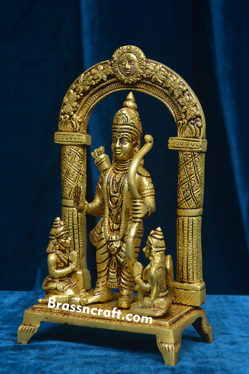 Frame  Lord Rama with Lakshmana and Hanuman