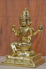 Brass Dhanvantari Statue