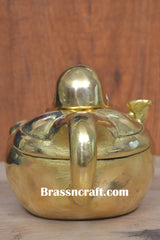 Brass Laughing Buddha Kattle