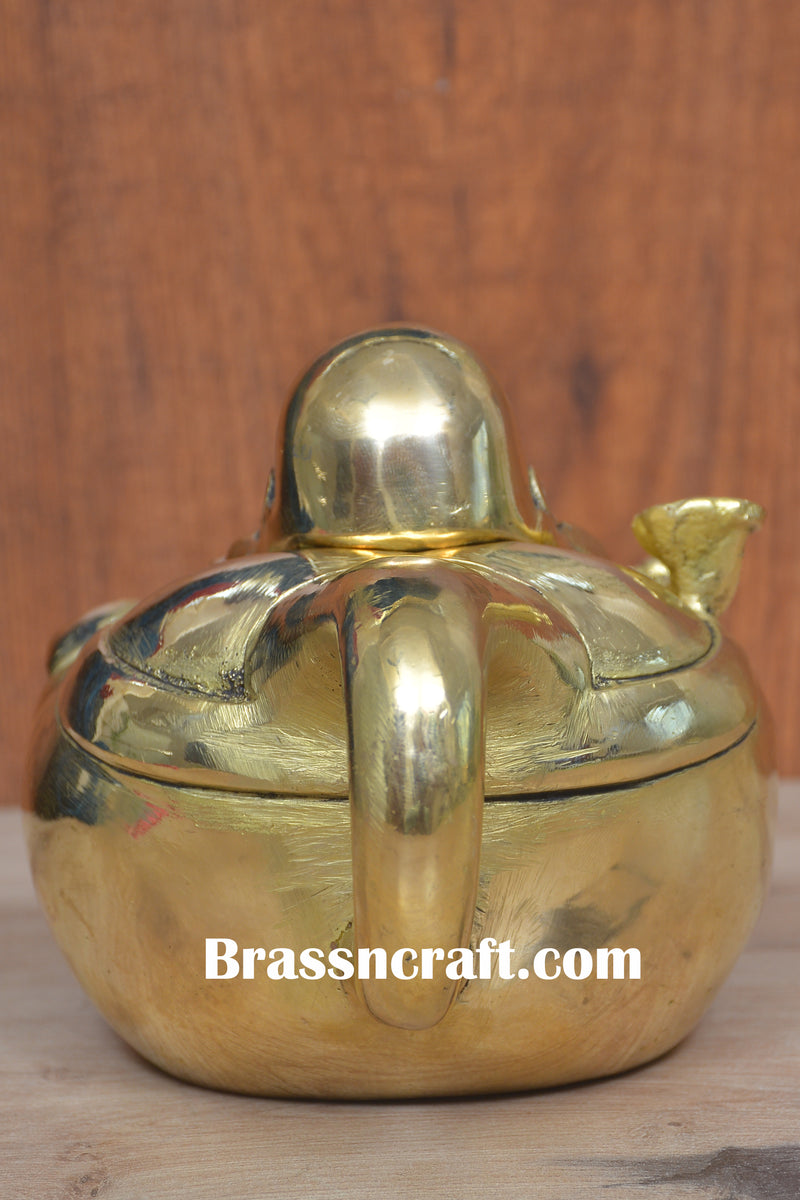 Brass Laughing Buddha Kattle
