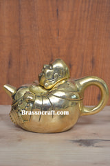 Brass Laughing Buddha Kattle