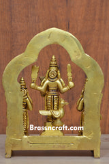 Murugan Statue with Valli and Deivanai