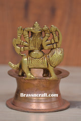 Brass Durga Deepak