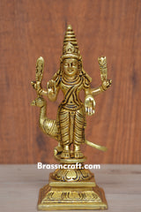 Lord Murugan Brass Statue