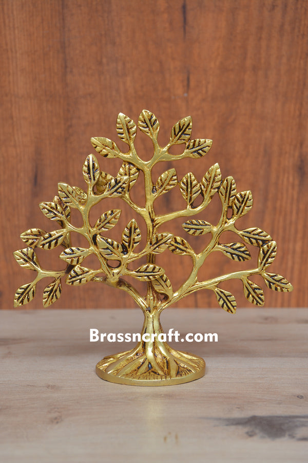 Brass Tree of Life Statue