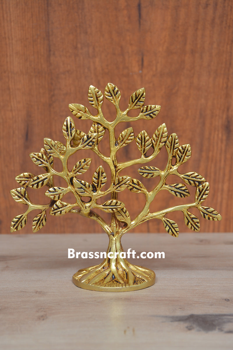 Brass Tree of Life Statue