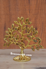 Brass Tree of Life Statue