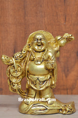 Laughing Buddha with Coin
