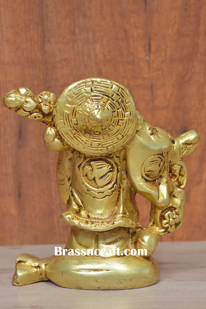 Laughing Buddha with Coin