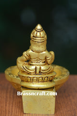 Lord Kubera Idol with Integrated Diya