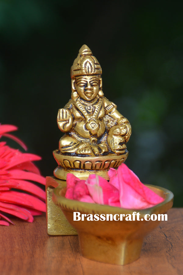 Lord Kubera with Decorative Bowl