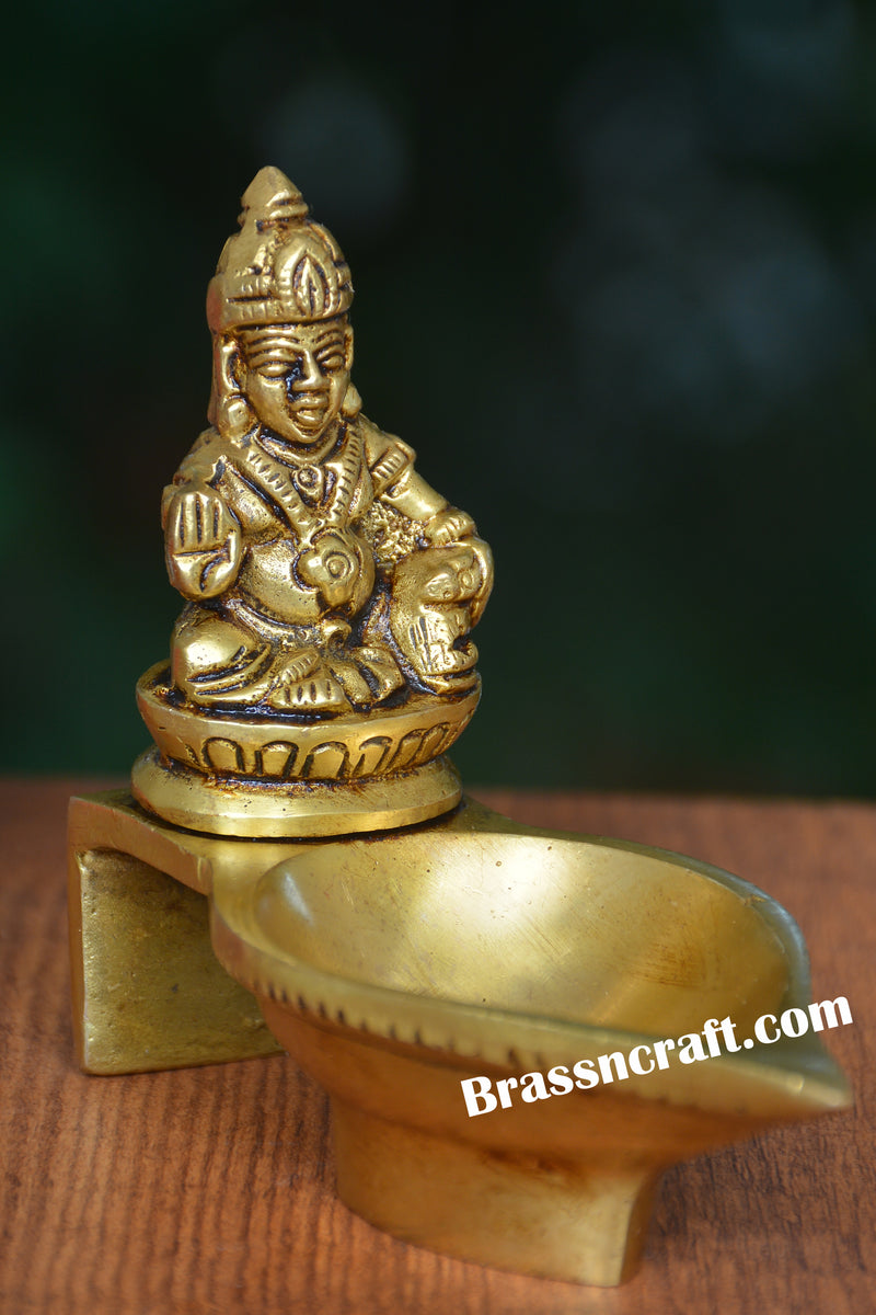 Lord Kubera with Decorative Bowl