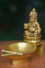 Lord Kubera with Decorative Bowl