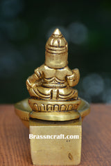 Lord Kubera with Decorative Bowl
