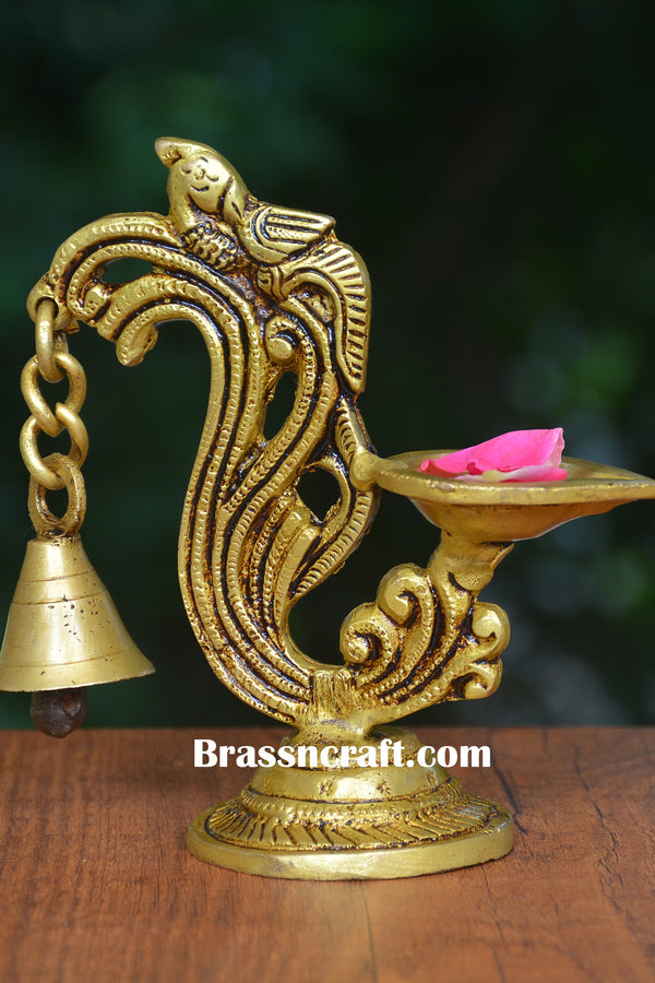 Brass Anna Deepak With Gol Base