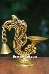 Brass Anna Deepak With Gol Base