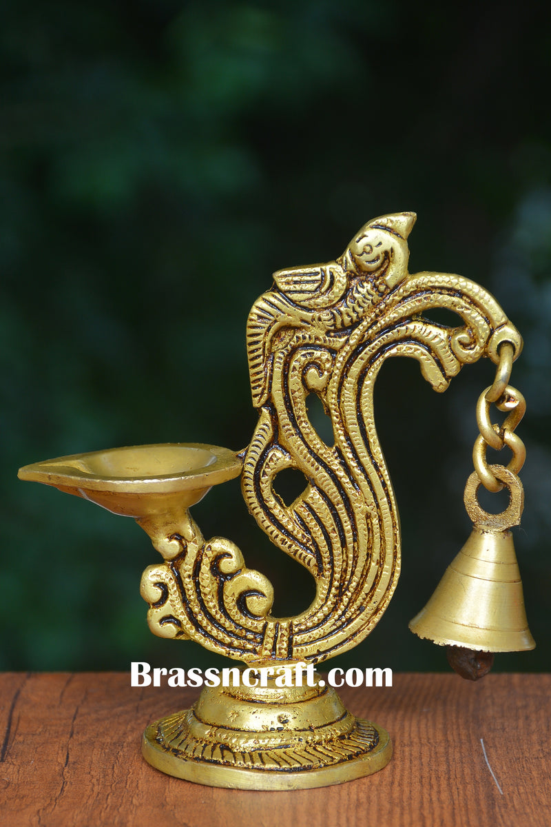 Brass Anna Deepak With Gol Base