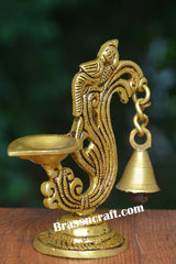Brass Anna Deepak With Gol Base