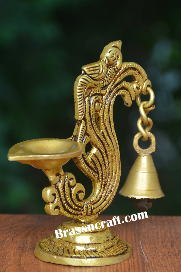 Brass Anna Deepak With Gol Base